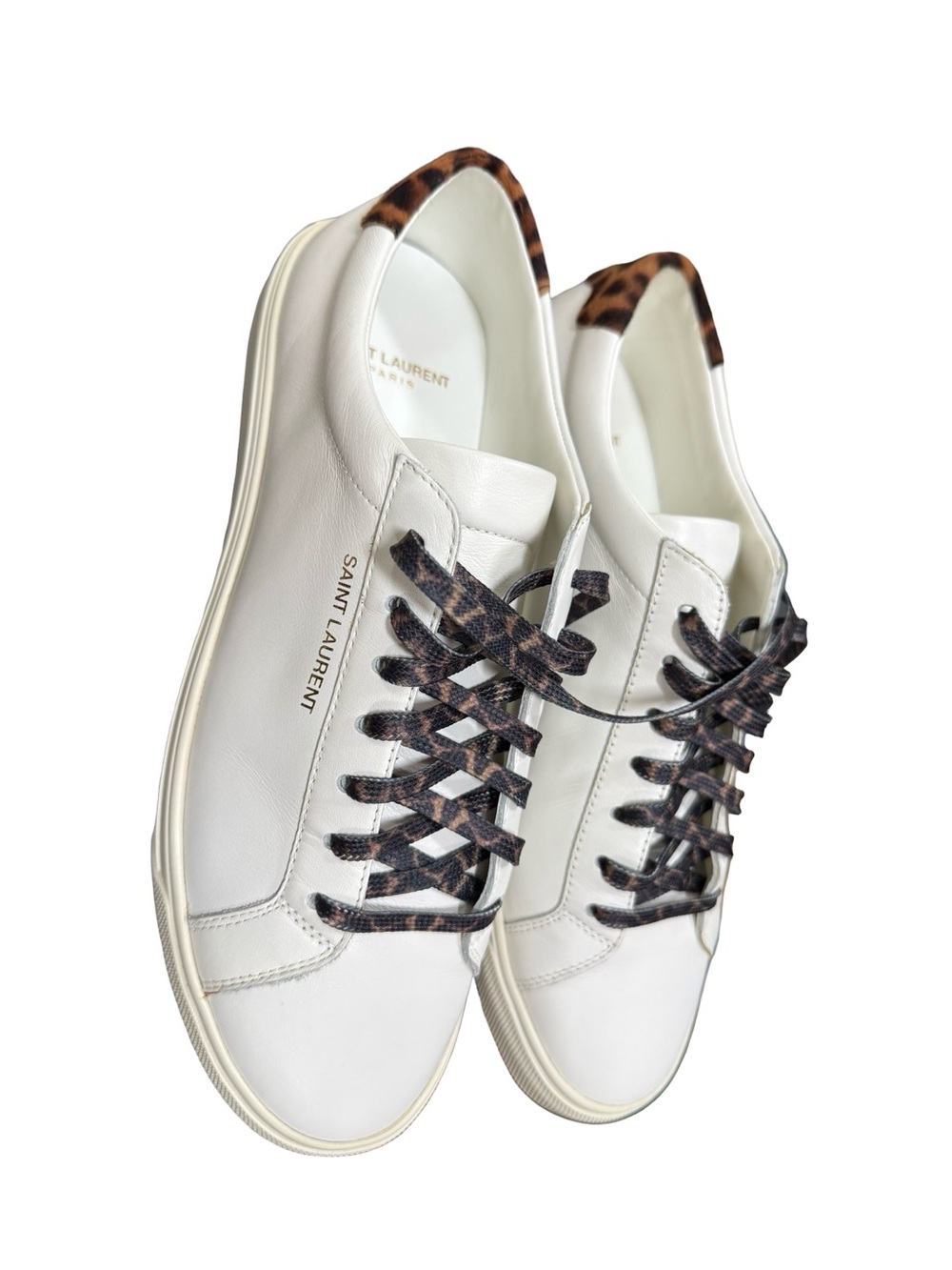 Saint Laurent Leopard Pony Sneakers
